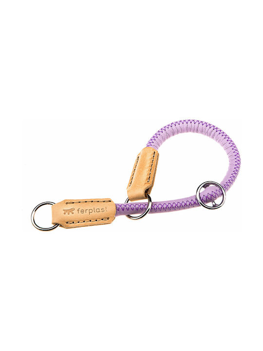 Ferplast Dog Choke Collar Derby Cs10/50 A 50cm B Ø 10mm Purple Eco Leather Lining