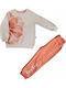 Kids Sweatpants Set Coral The Time