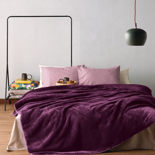 Kentia Monaco Samtige Halbdoppelte Decke 180x220cm