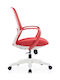 Office Chair with Fixed Arms Red THESIS
