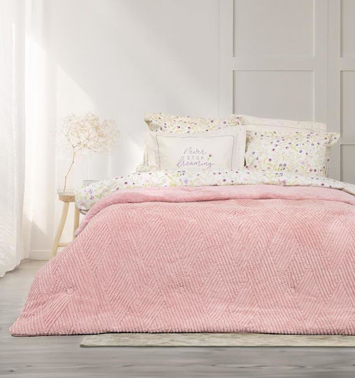 Nima Κουβερτοπάπλωμα Ημίδιπλο 180x240εκ. Velva Rose