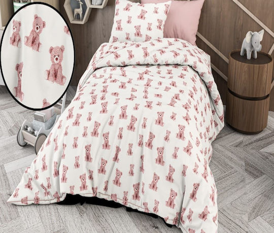 MayHome Kids Quilt Single Pink 160x240cm
