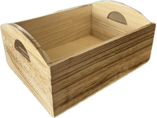 Yuk Bread Box Wooden 22x17x10cm