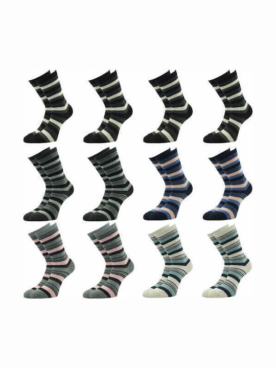 365 Charm Socks Γυναικείες Κάλτσες Multicolour 12Pack