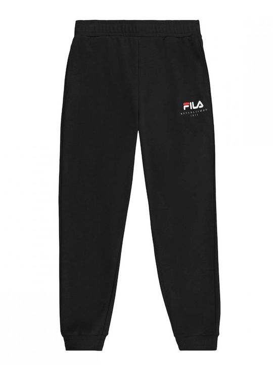 Men's Sweatpants with Elastic Black