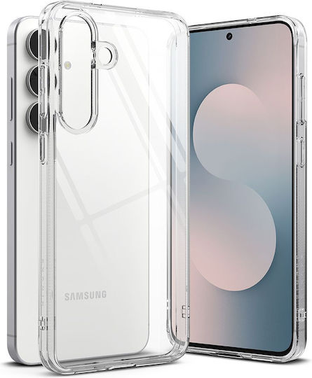 Ringke Fusion Back Cover Plastic/Silicon Cu Curea Transparent (Galaxy S25 FE)