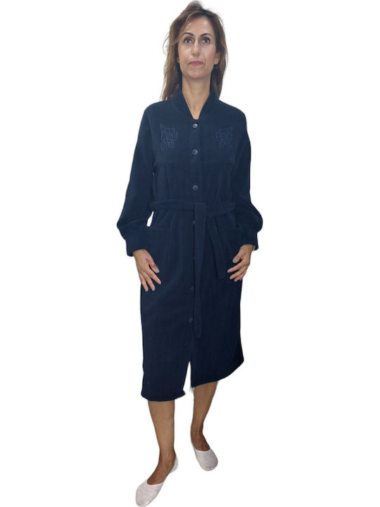 Clio Lingerie Winter Damen Robe Blue