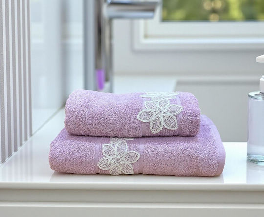 Linea Home Set De Prosoape De Baie 2 Buc Como Lila Greutate 500gr/m²
