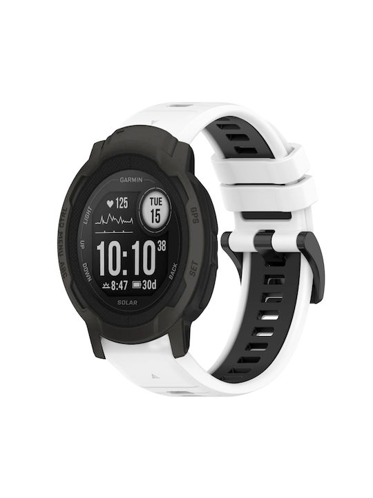 Λουράκι Σιλικόνης Λευκό (Fenix 5S/5S Plus/6S/6S Pro/7S/7S Pro/8 (43mm))