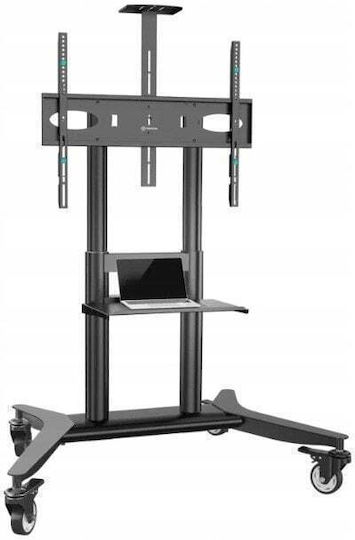 Onkron Βάση Τηλεόρασης Τοίχου έως 90" και 75kg Μαύρο