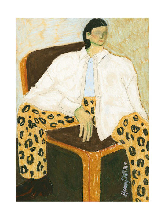 Fashion Diva 01 Gelb Beige 70 x 100 cm Poster Club