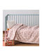 Kentia Blanket Cot Amar Fleece Pink 100x140cm