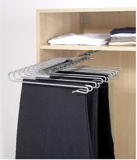 Wenko Wardrobe Hanger for Pants Metallic Gray 5971100 1pcs
