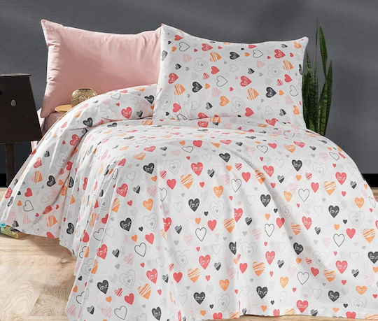 MayHome Baby Duvet Cover Set With Pillowcase Pink 120x160cm