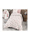 MayHome Baby Duvet Cover Set With Pillowcase Pink 120x160cm