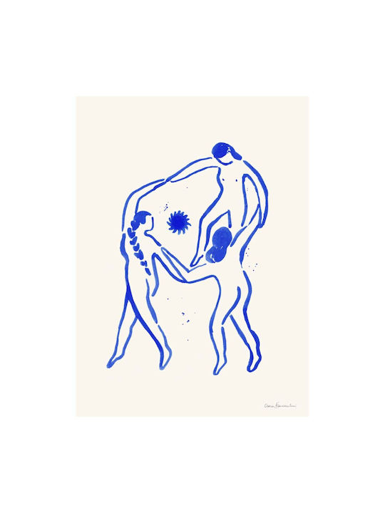 Πόστερ My Sisters Λευκό Μπλε 50 X 70 Cm Poster Club