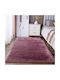 Rug Rectangular Furry Purple