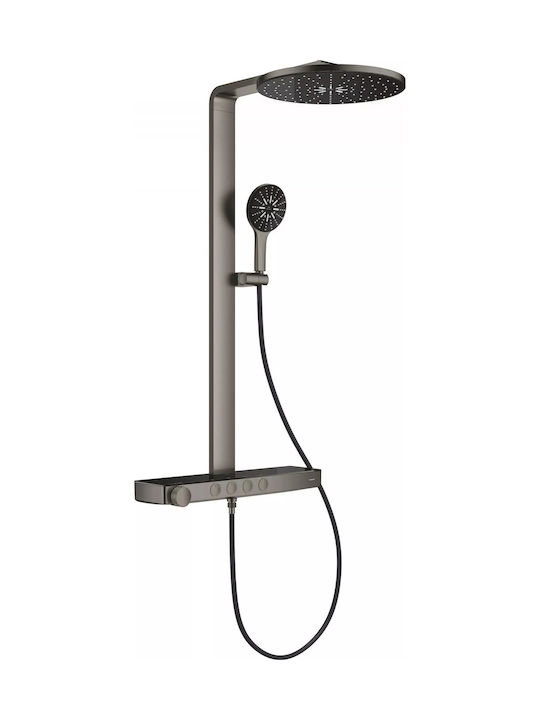 Grohe Στήλη Ντουζ χωρίς Μπαταρία Γκρι