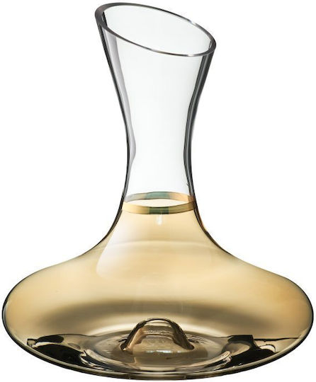 Daskalakis Wedding Carafe made of Glass Gold 1pcs