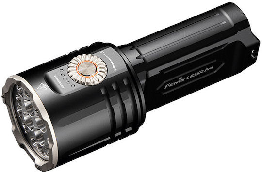 Fenix Pro Rechargeable Flashlight LED IP68 with Maximum Brightness 10000lm LR35R PRO Black