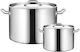 Temno Stainless Steel Pressure Cooker Capacity 33lt with Diameter 40cm and Height 26cm.