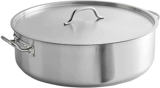Temno Stainless Steel Pressure Cooker Capacity 10lt with Diameter 32cm and Height 12cm.