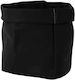 Ψωμιέρα Καμβάς Black 15x24εκ