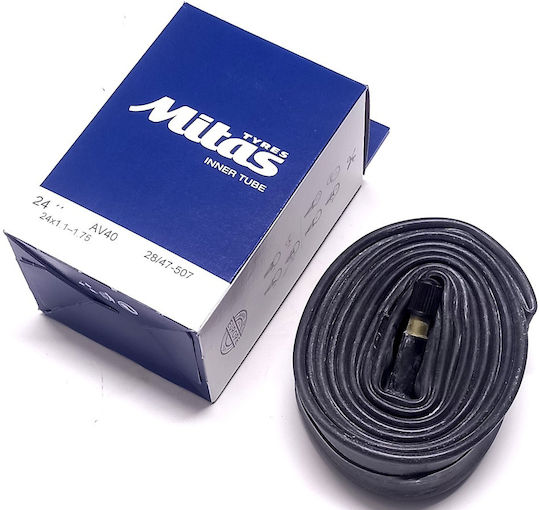 Mitas Αεροθαλαμος 24x1.10-1.75 28/47-507 Av40 Fahrradschlauch-Innenrohre