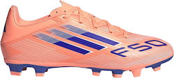 adidas F50 Club Football Shoes with Cleats Orange
