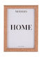 Home&Styling Collection Κορνίζα Πλαστική με Καφέ Πλαίσιο