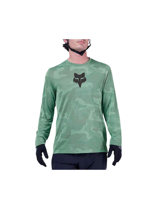 Fox Ranger Long Sleeves Cycling Jersey Green
