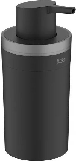 Roca Dispenser Πλαστικό Μαύρο 160ml