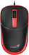 Genius DX-123 Cu fir Mouse Roșu