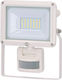 Brennenstuhl Waterproof LED Flood Light 20W Cold White 6500K With Motion Sensor IP65