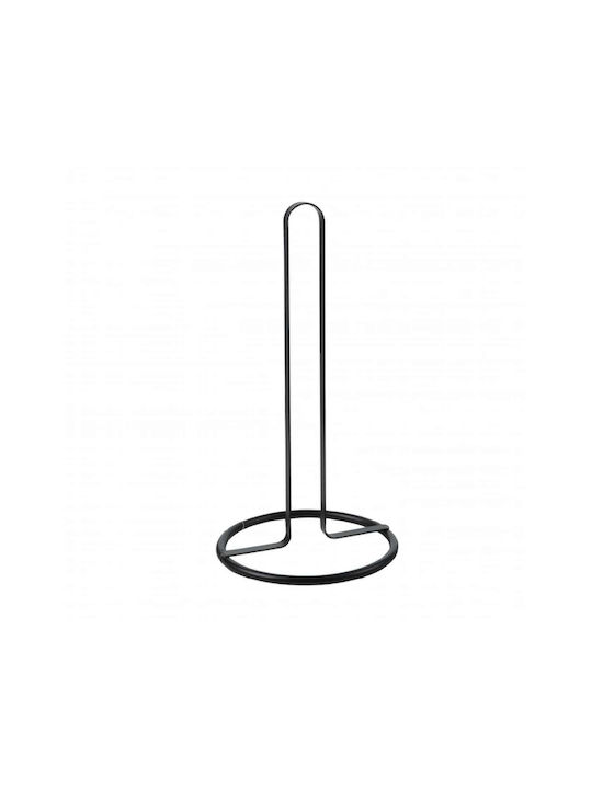 Yuk Metallic Paper Towel Holder Black 16x16x29cm 2902B