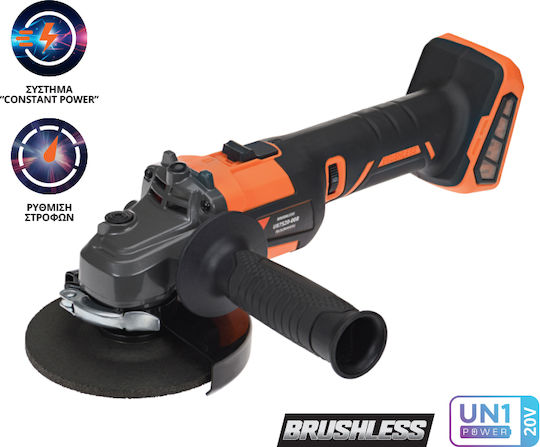 Krausmann U87520-00B Grinder 125mm Battery Brushless with Speed Control 20V Solo