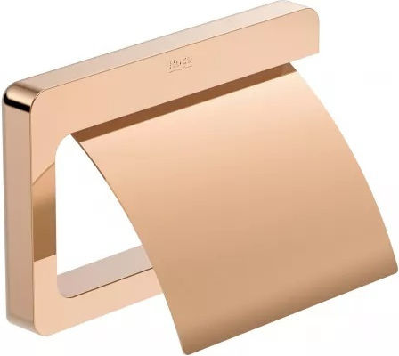 Roca Wall-mounted Paper Holder Metallic Rose Gold