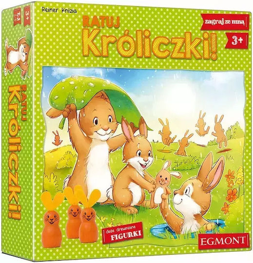 Board Game Save the Bunnies for 2-5 Players 3+ Years Old (PL) Egmont