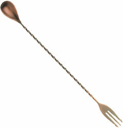 Lingură Furculiță Bar Din Oțel Inoxidabil 18/10 31cm Cupru Antic