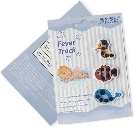 OptiSmart Baby Adhesive Thermometer Multicolour opti-0608275223621