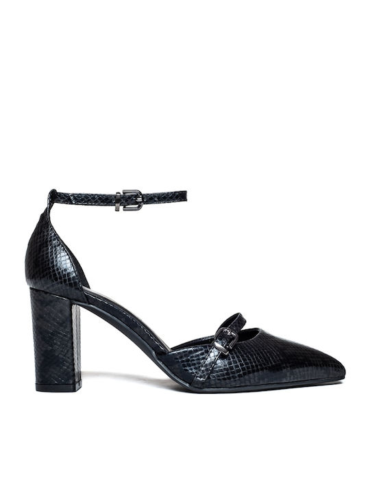 Black Medium Heels