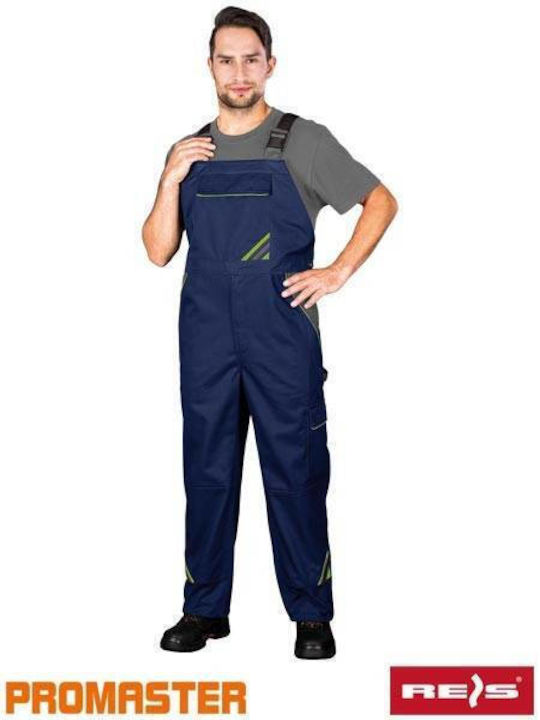 Reis Work Coveralls Full Body Cotton Navy Blue
