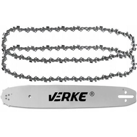 Set Lame de Drujbă 38 Cm 2 Lanțuri Verke V90440