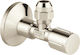 Grohe 22037be0 Ecke Wasserhahn mit Verbinder 1/2 3/8 Matt Nickel