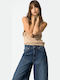 Damen Bluse Tabac Brown