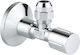 Grohe 22039000 Valve Faucet 1/2 X 3/8 Without Marking Chrome
