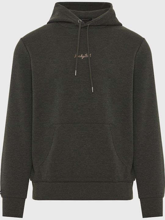 Funky Buddha Sweatshirt mit Kapuze Marineblau