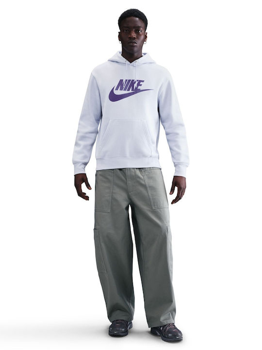 Nike Hoodie Sweatshirt With Gray Hood