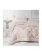 Cottonbox Set Pilotă Single 160x200cm Roz 4buc
