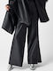 Women's Fabric Trousers Black